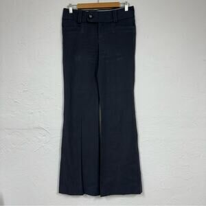 Banana Republic Martin Fit Grey Bootcut Trouser Dress Pants Womens 4 Stretch